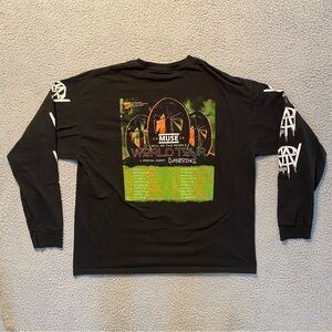 Muse "Will of the People" World Tour 2023 w/ Evanescence LS T-Shirt Unisex XL
